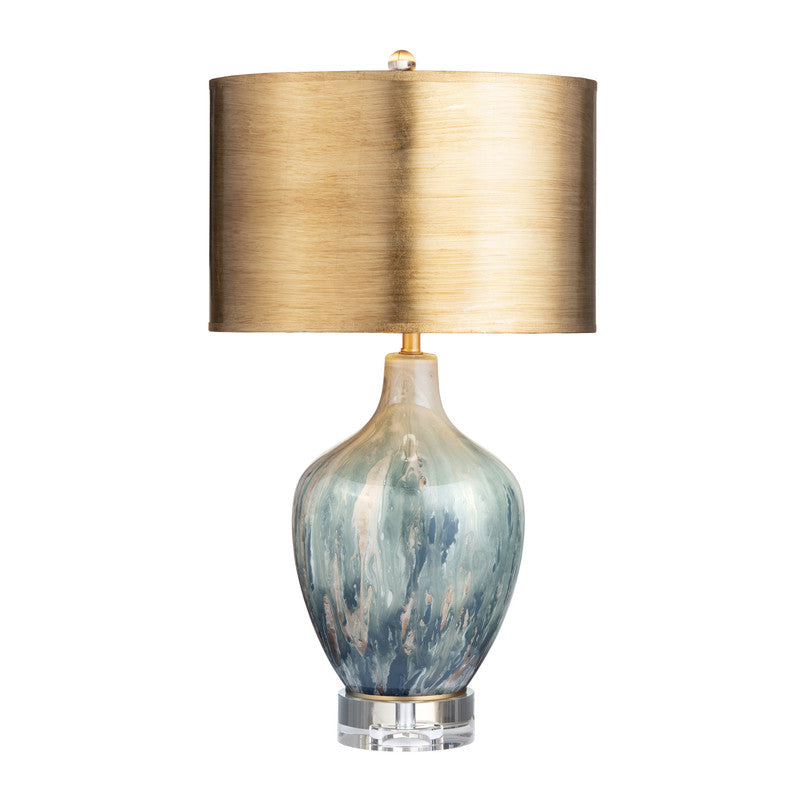 Fleur Grey/Gold Table Lamp - Ornate Home