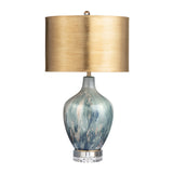 Fleur Grey/Gold Table Lamp - Ornate Home