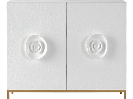 Fleur Hall Glacier /Milky Mushroom Chest - Ornate Home