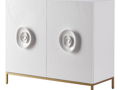 Fleur Hall Glacier /Milky Mushroom Chest - Ornate Home