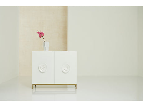 Fleur Hall Glacier /Milky Mushroom Chest - Ornate Home