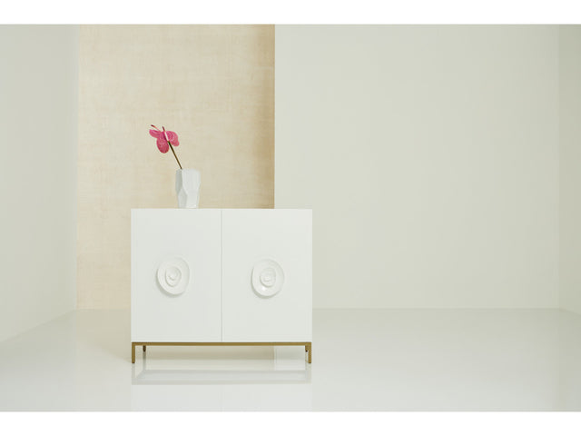 Fleur Hall Glacier /Milky Mushroom Chest - Ornate Home