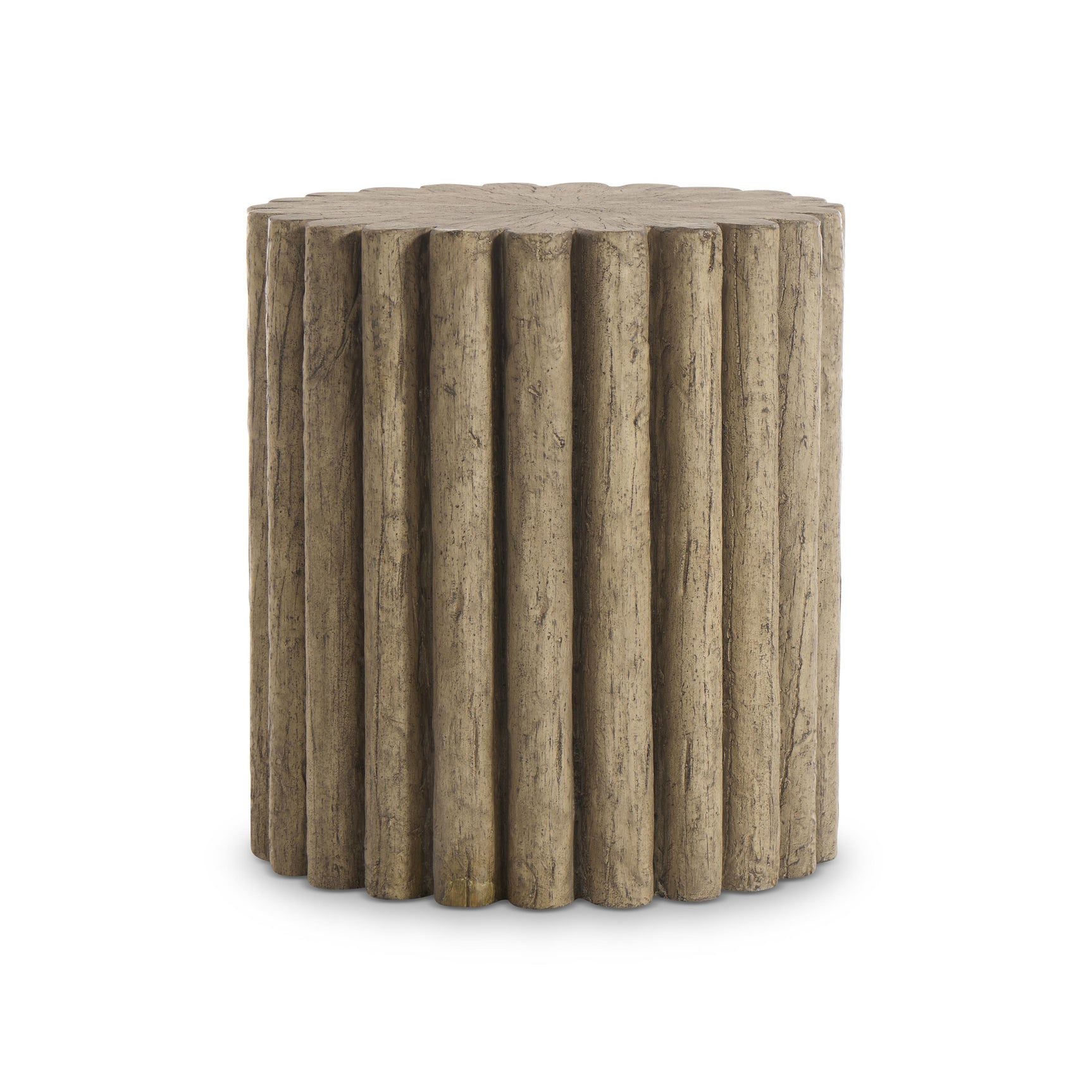 Fleur Mystic Beige Outdoor Side Table - Ornate Home