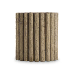 Fleur Mystic Beige Outdoor Side Table - Ornate Home
