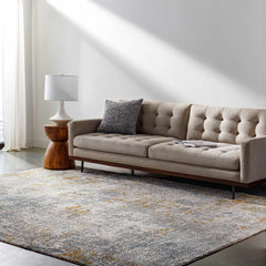 Fleur Textured Rug with Fringes - Ornate Home