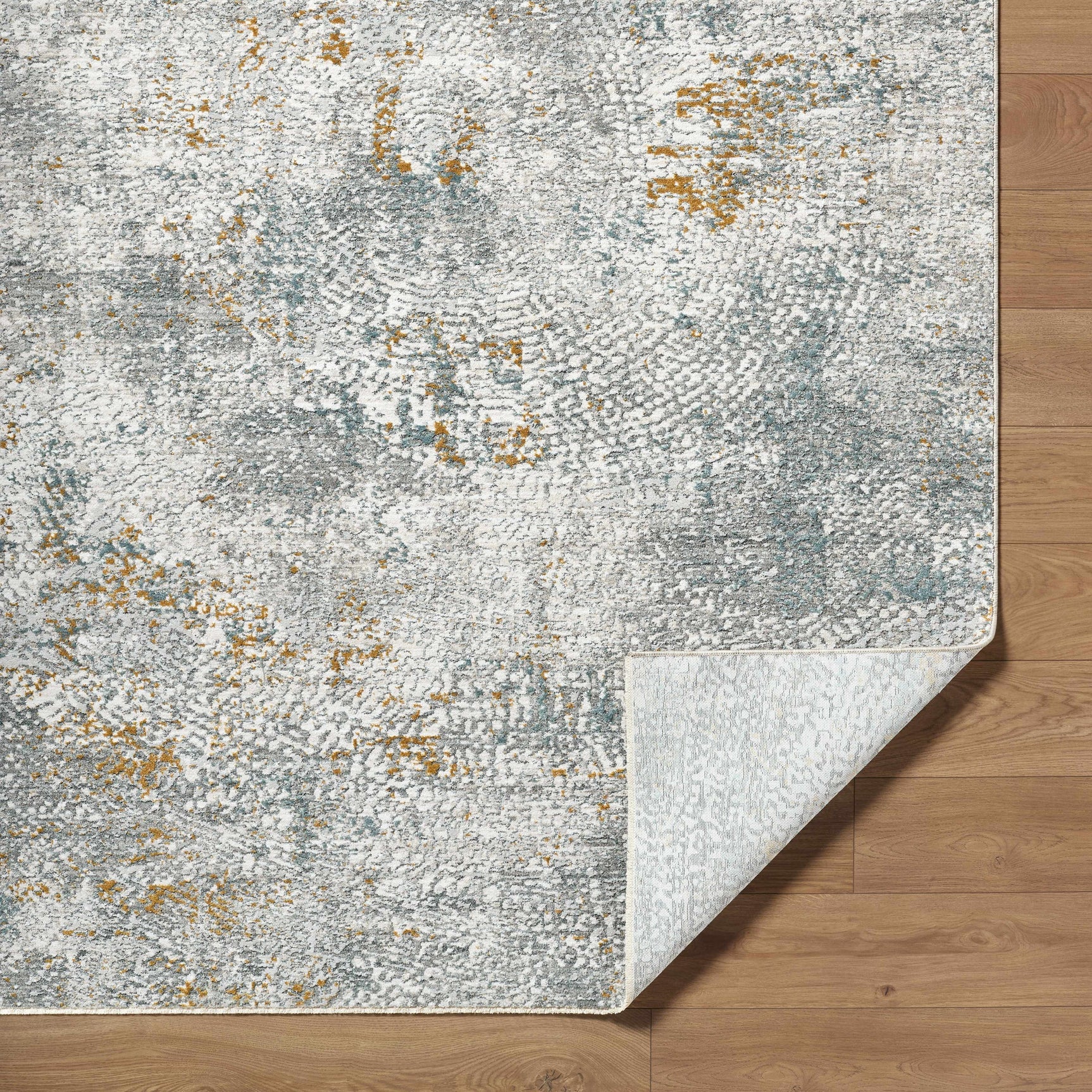 Fleur Textured Rug with Fringes - Ornate Home