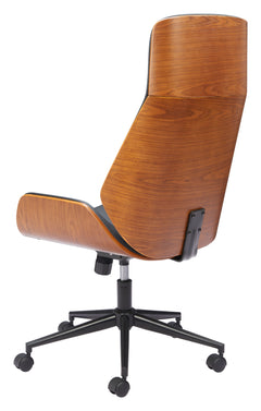 Flex Black High Back Office Chair - Ornate Home