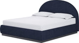 Flex Blue Jeans Full Upholstered Bed - Ornate Home