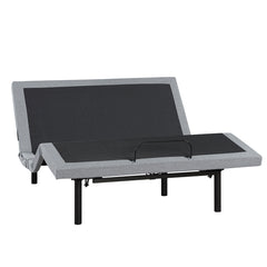 Flex Brown Full Power Head And Foot Adjustable Bed Frame With Massage Zero Gravity Charging Ports And Nightlight - Ornate Home