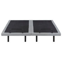 Flex Brown Split Eastern King Power Heads And Foot Adjustable Bed Frames With Massage Zero Gravity Charging Ports And Nightlight - Ornate Home
