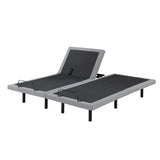 Flex Brown Split Eastern King Power Heads And Foot Adjustable Bed Frames With Massage Zero Gravity Charging Ports And Nightlight - Ornate Home