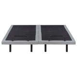 Flex Brown Split Eastern King Power Heads And Foot Adjustable Bed Frames With Massage Zero Gravity Charging Ports And Nightlight - Ornate Home
