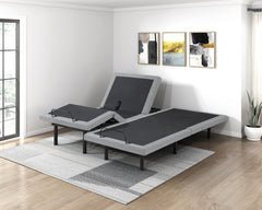Flex Brown Split Eastern King Power Heads And Foot Adjustable Bed Frames With Massage Zero Gravity Charging Ports And Nightlight - Ornate Home