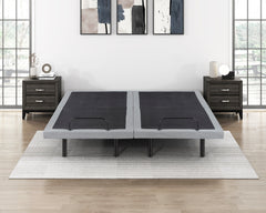Flex Brown Split Eastern King Power Heads And Foot Adjustable Bed Frames With Massage Zero Gravity Charging Ports And Nightlight - Ornate Home
