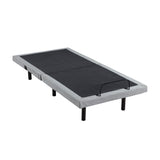 Flex Brown Twin Xl Power Head And Foot Adjustable Bed Frame With Massage Zero Gravity Charging Ports And Nightlight - Ornate Home
