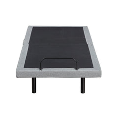 Flex Brown Twin Xl Power Head And Foot Adjustable Bed Frame With Massage Zero Gravity Charging Ports And Nightlight - Ornate Home
