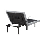 Flex Brown Twin Xl Power Head And Foot Adjustable Bed Frame With Massage Zero Gravity Charging Ports And Nightlight - Ornate Home