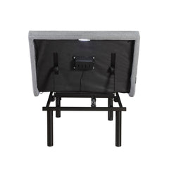 Flex Brown Twin Xl Power Head And Foot Adjustable Bed Frame With Massage Zero Gravity Charging Ports And Nightlight - Ornate Home