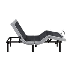 Flex Brown Twin Xl Power Head And Foot Adjustable Bed Frame With Massage Zero Gravity Charging Ports And Nightlight - Ornate Home