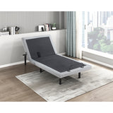 Flex Brown Twin Xl Power Head And Foot Adjustable Bed Frame With Massage Zero Gravity Charging Ports And Nightlight - Ornate Home
