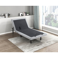 Flex Brown Twin Xl Power Head And Foot Adjustable Bed Frame With Massage Zero Gravity Charging Ports And Nightlight - Ornate Home