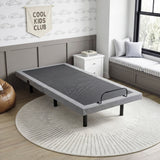 Flex Brown Twin Xl Power Head And Foot Adjustable Bed Frame With Massage Zero Gravity Charging Ports And Nightlight - Ornate Home