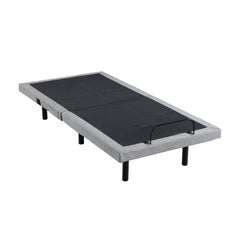 Flex Brown Twin Xl Power Head And Foot Adjustable Bed Frame With Massage Zero Gravity Charging Ports And Nightlight - Ornate Home