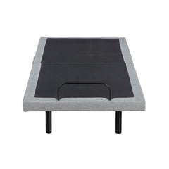 Flex Brown Twin Xl Power Head And Foot Adjustable Bed Frame With Massage Zero Gravity Charging Ports And Nightlight - Ornate Home
