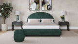 Flex California King  Upholstered Bed in Emerald Chenille - Ornate Home