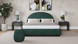 Flex Emerald Chenille Full Upholstered Bed