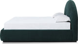Flex Emerald Chenille Full Upholstered Bed