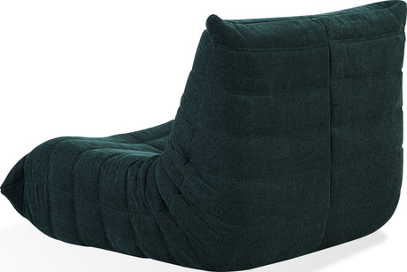 Flex Emerald Upholstered Lounge Chair - Ornate Home