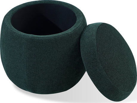 Flex Emerald Upholstered Ottoman - Ornate Home