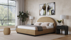 Flex Porcini Upholstered Ottoman - Ornate Home