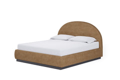 Flex Queen Upholstered Bed in Porcini Chenille - Ornate Home