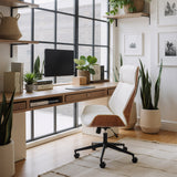 Flex White High Back Office Chair - Ornate Home