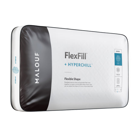 FlexFill™ + HyperChill™ White King Pillow - Ornate Home