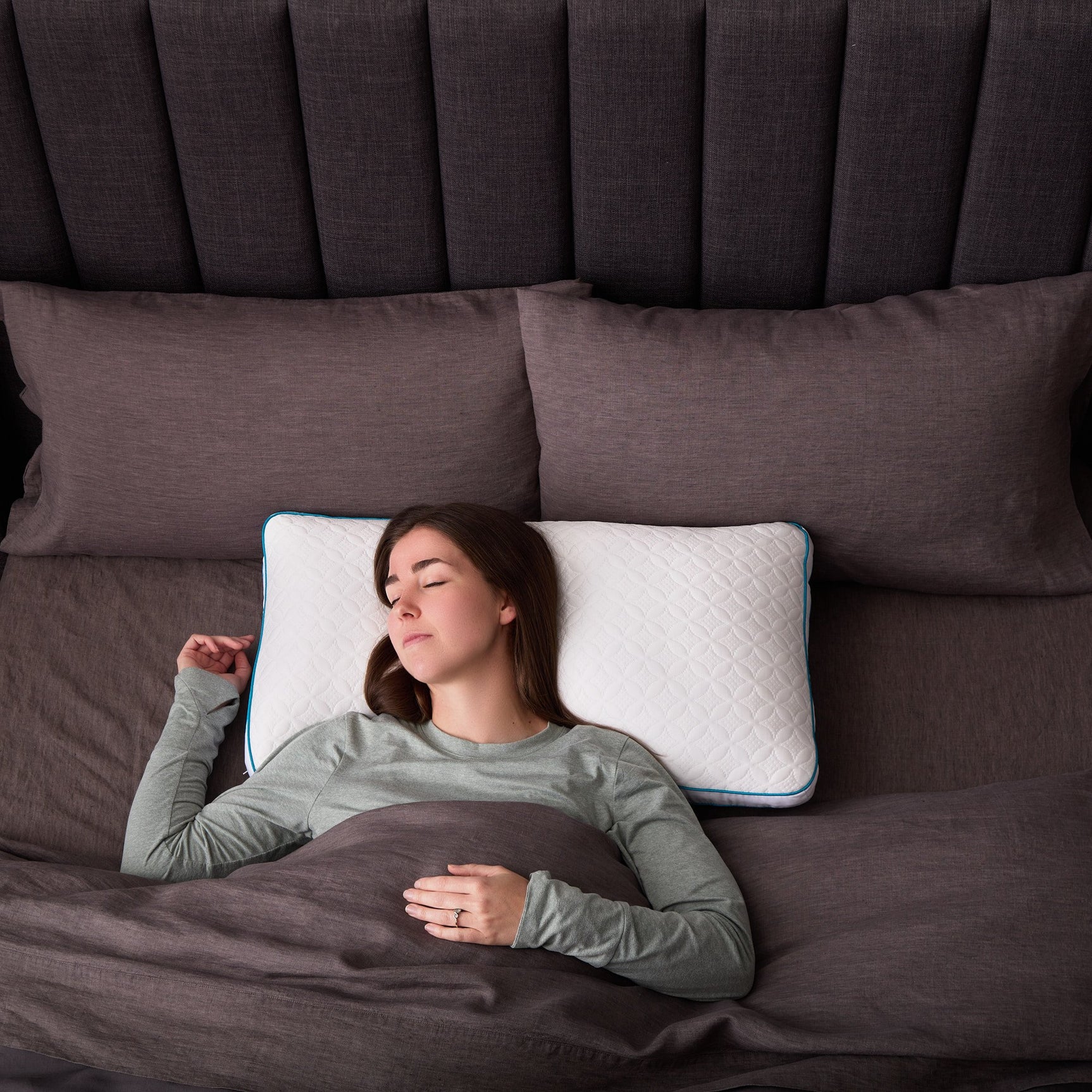 FlexFill + HyperChill White King Pillow - Ornate Home