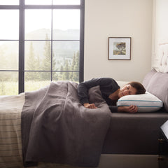 FlexFill + HyperChill White King Shoulder Cutout Pillow - Ornate Home