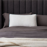 FlexFill™ + HyperChill™ White Queen Shoulder Cutout Pillow - Ornate Home