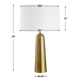 Flinchem Brass Table Lamp - Ornate Home