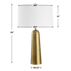 Flinchem Brass Table Lamp - Ornate Home