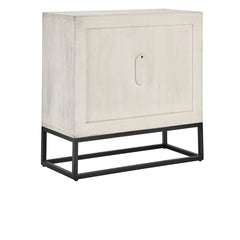 Flint Coastal White 2 Door Cabinet - Ornate Home