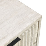 Flint Coastal White 2 Door Cabinet - Ornate Home