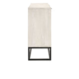 Flint Coastal White 4 Door Cabinet - Ornate Home