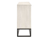 Flint Coastal White Cabinet - Ornate Home