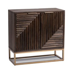 Flint Dark Brown 2-Door Cabinet