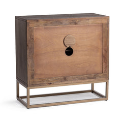 Flint Dark Brown 2-Door Cabinet