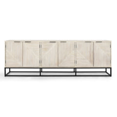 Flint Whitewash Sideboard - Ornate Home