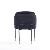 Flor Dining Chair in Black - Ornate Home